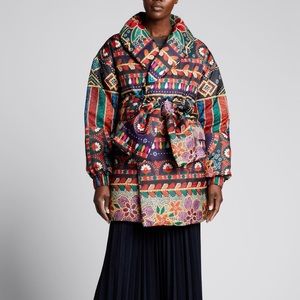 Farm Rio Graphic Kimono Puffer || NWT